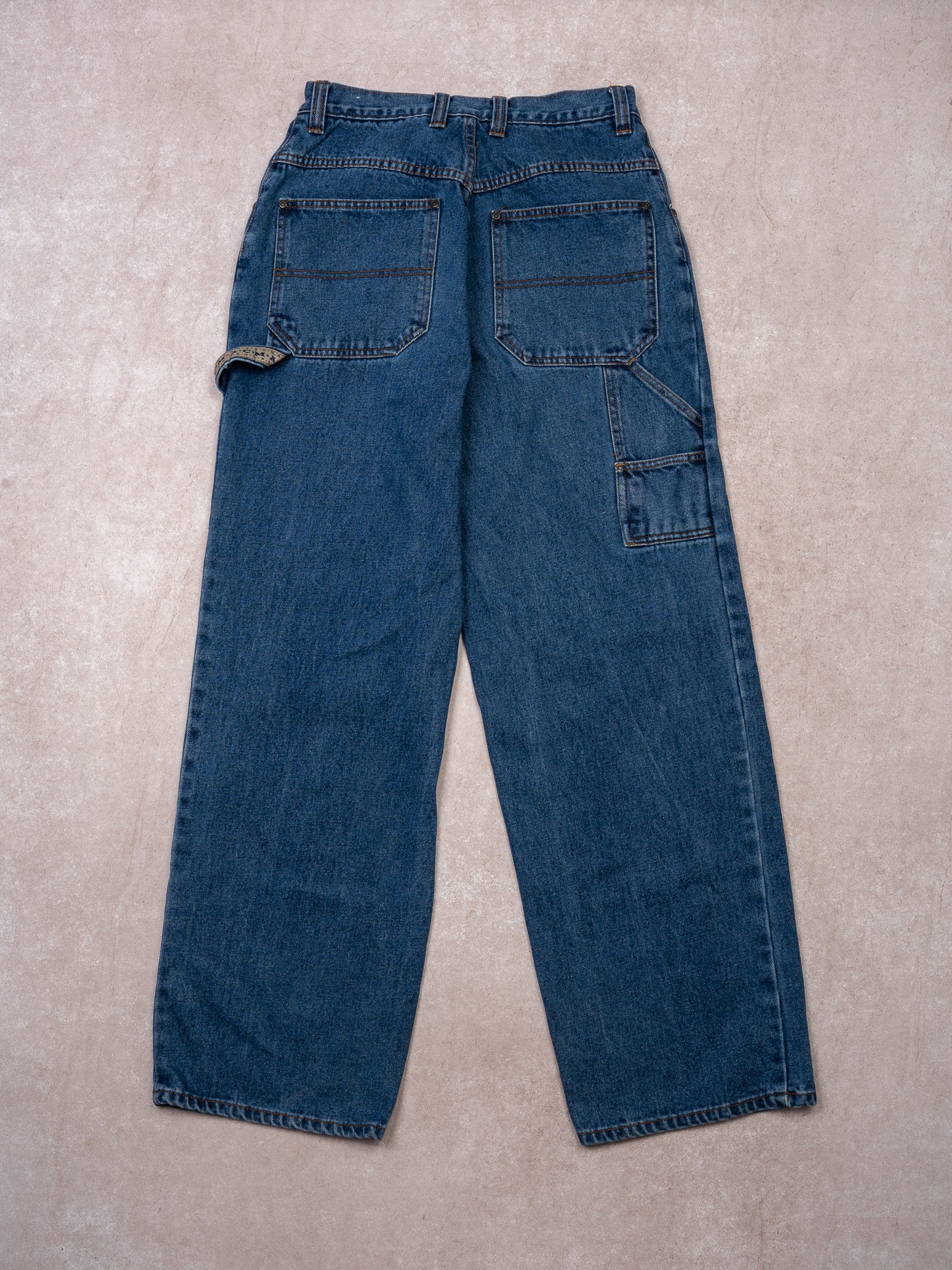 Vintage Y2K Blue Baggy Max Sport Cargo Pants (28 x 30) - Image 3