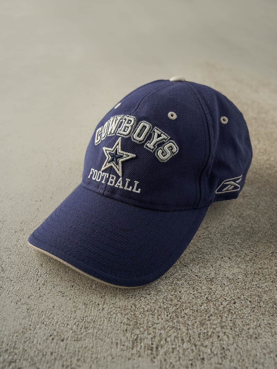 Vintage Y2K Blue Dallas Cowboys Football Embroidered Velcro Hat - Image 2
