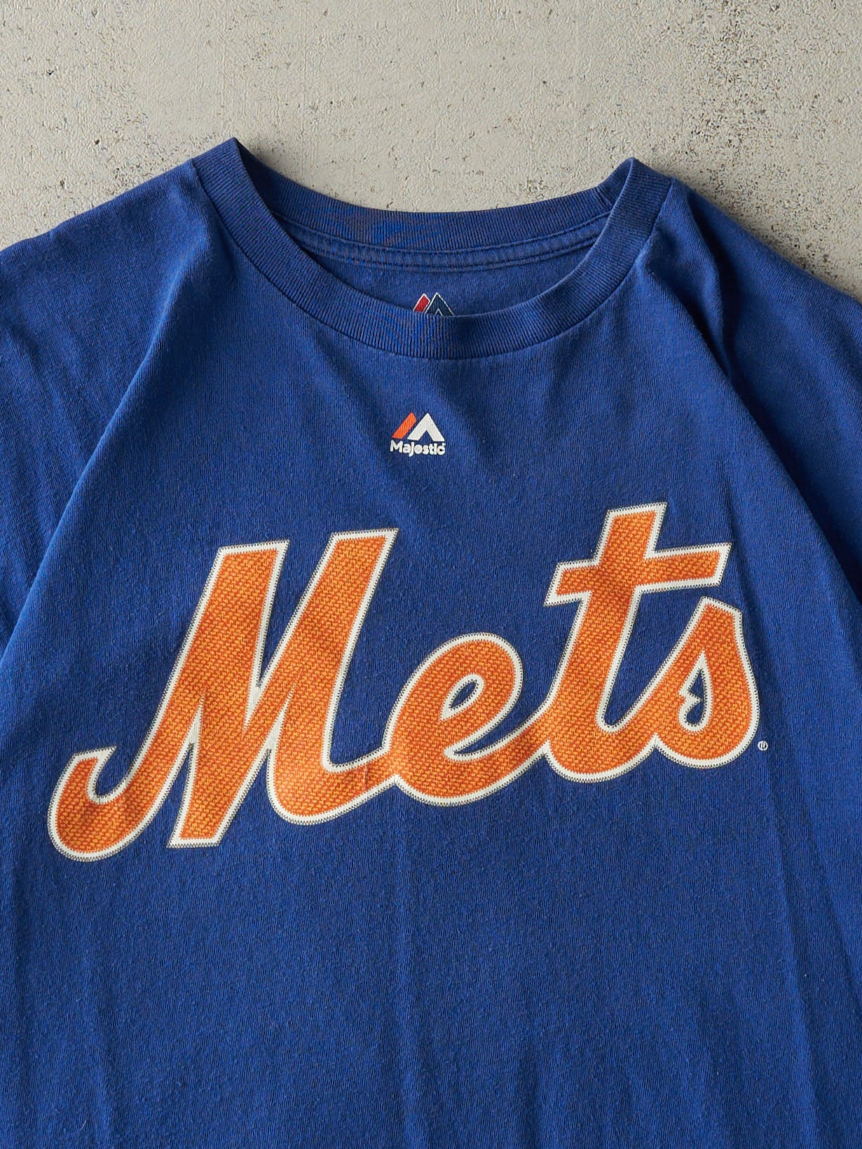 Vintage Y2K Blue New York Mets #3 Curtis Granderson Player Tee (L) - Image 3