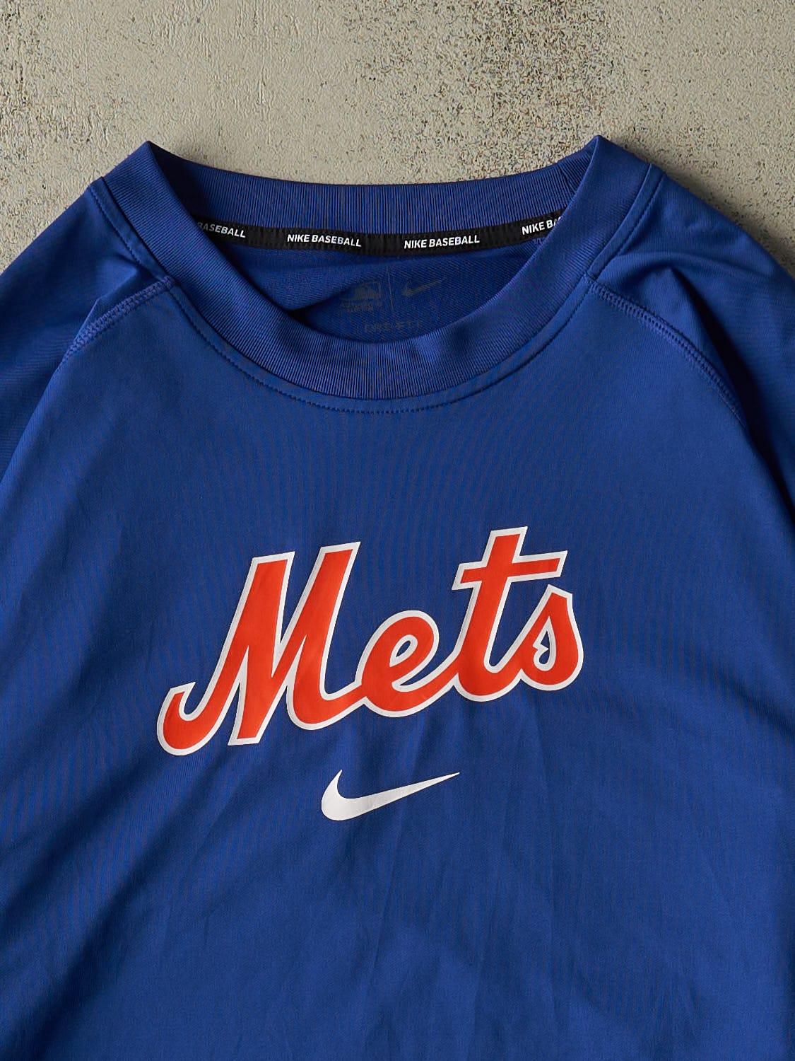 Vintage Y2K Blue New York Mets Nike Athletic Long Sleeve (XXL/XXXL) - Image 3