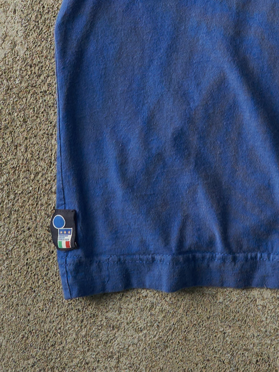 Vintage Y2K Blue Puma Italia Soccer Tee (M/L) - Image 3