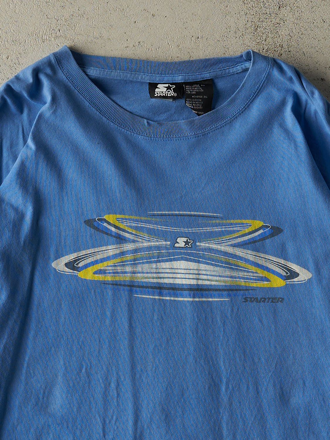 Vintage Y2K Blue Starter Logo Long Sleeve (XL/XXL) - Image 2