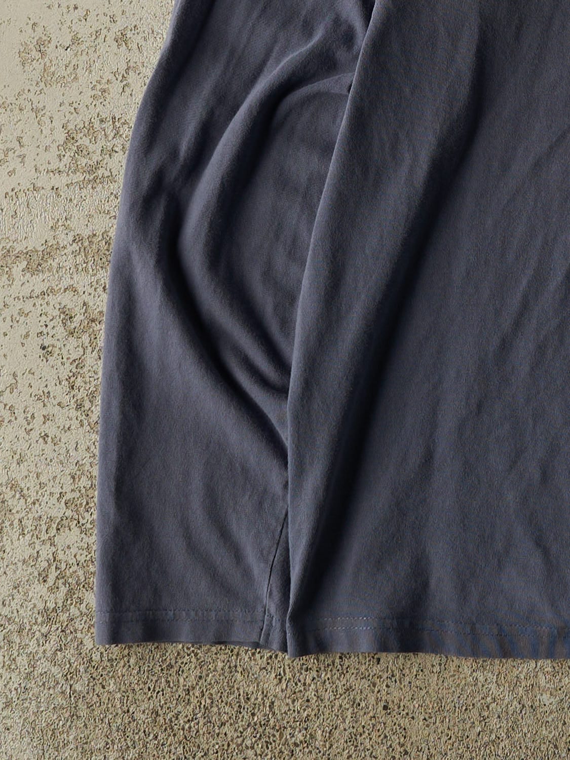 Vintage Y2K Blue Timberland Long Sleeve (L) - Image 4