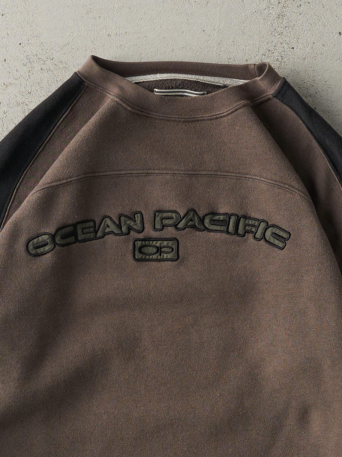 Vintage Y2K Brown & Black Ocean Pacific Crewneck (M/L) - Image 2