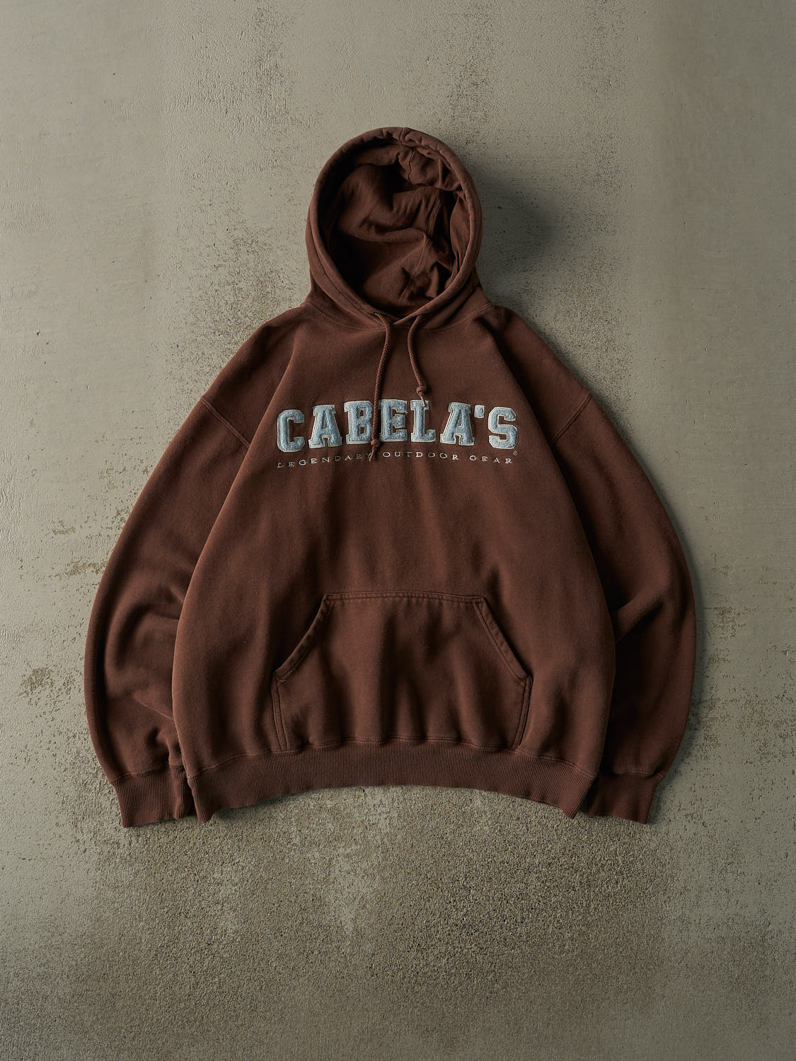 Vintage Y2K Brown Cabela's Boxy Hoodie (M/L)