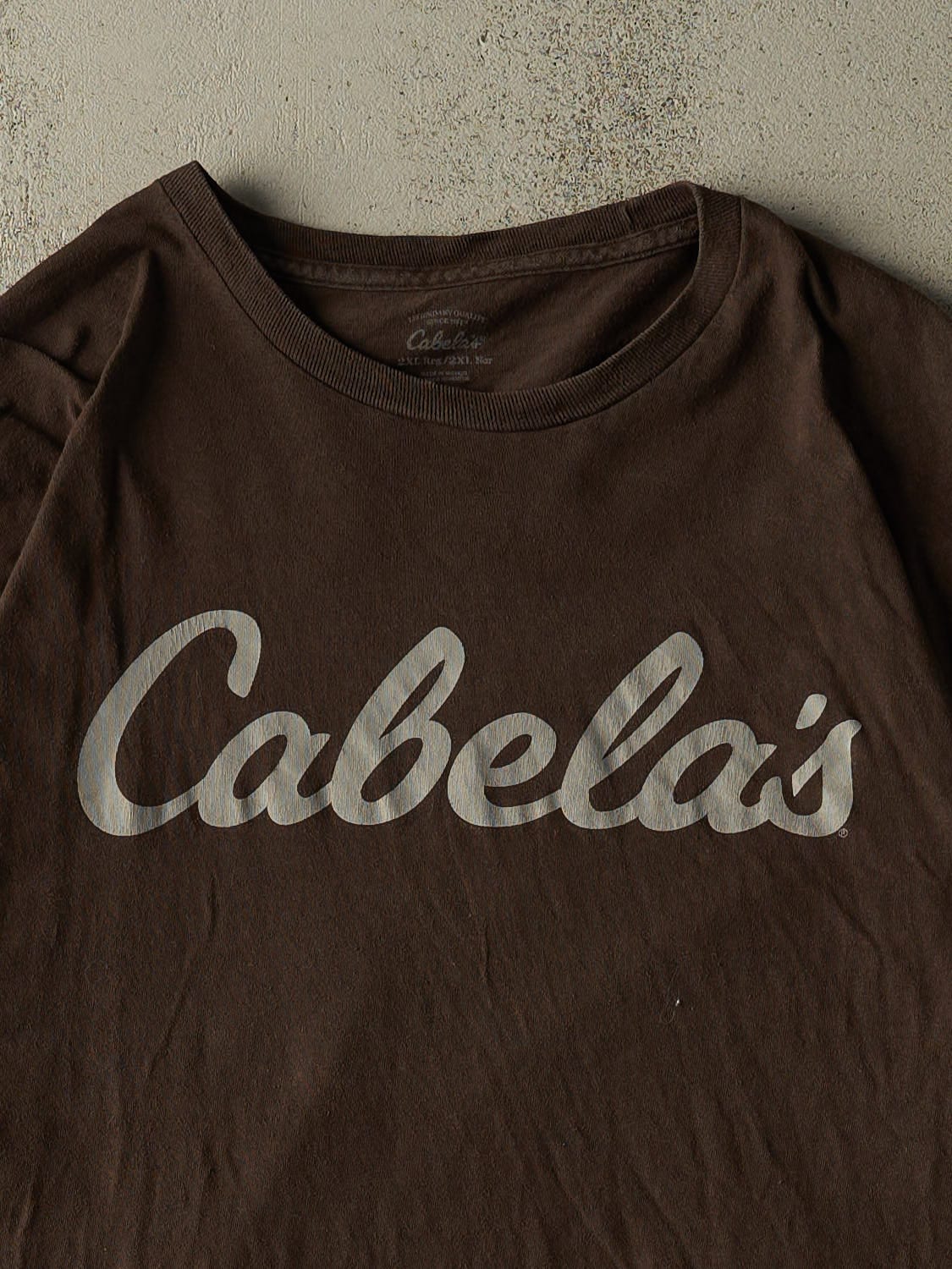 Vintage Y2K Brown Cabela's Tee (XL/XXL) - Image 2