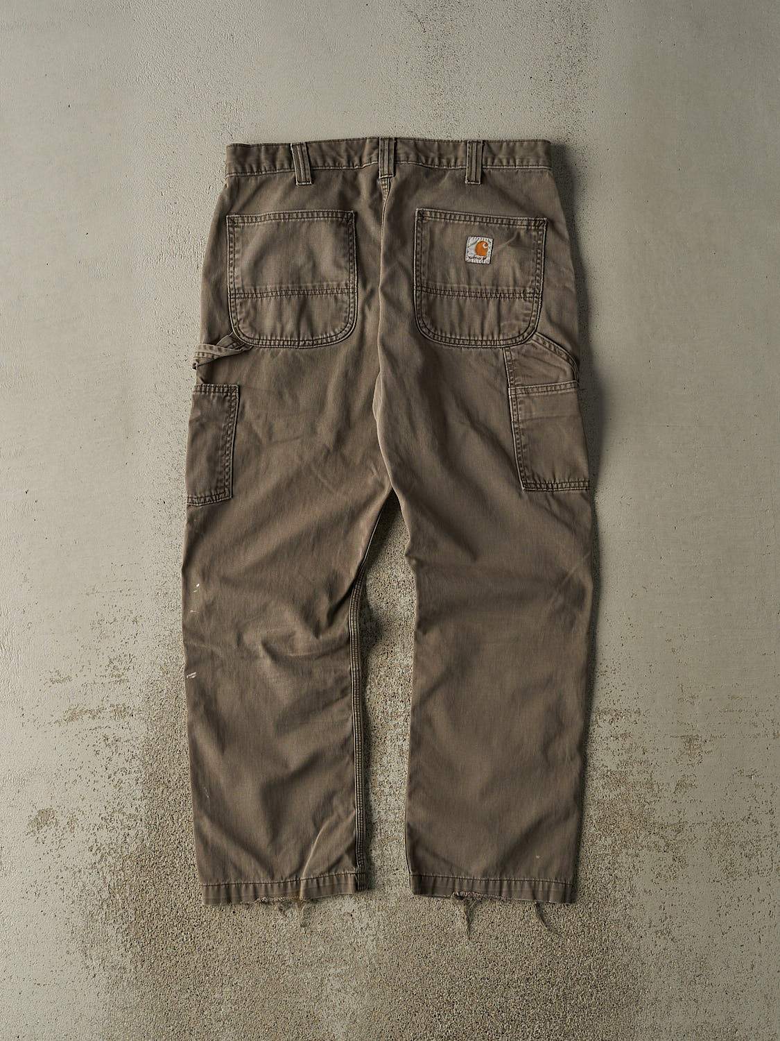 Vintage Y2K Brown Carhartt Carpenter Work Pants (33x28.5) - Image 3