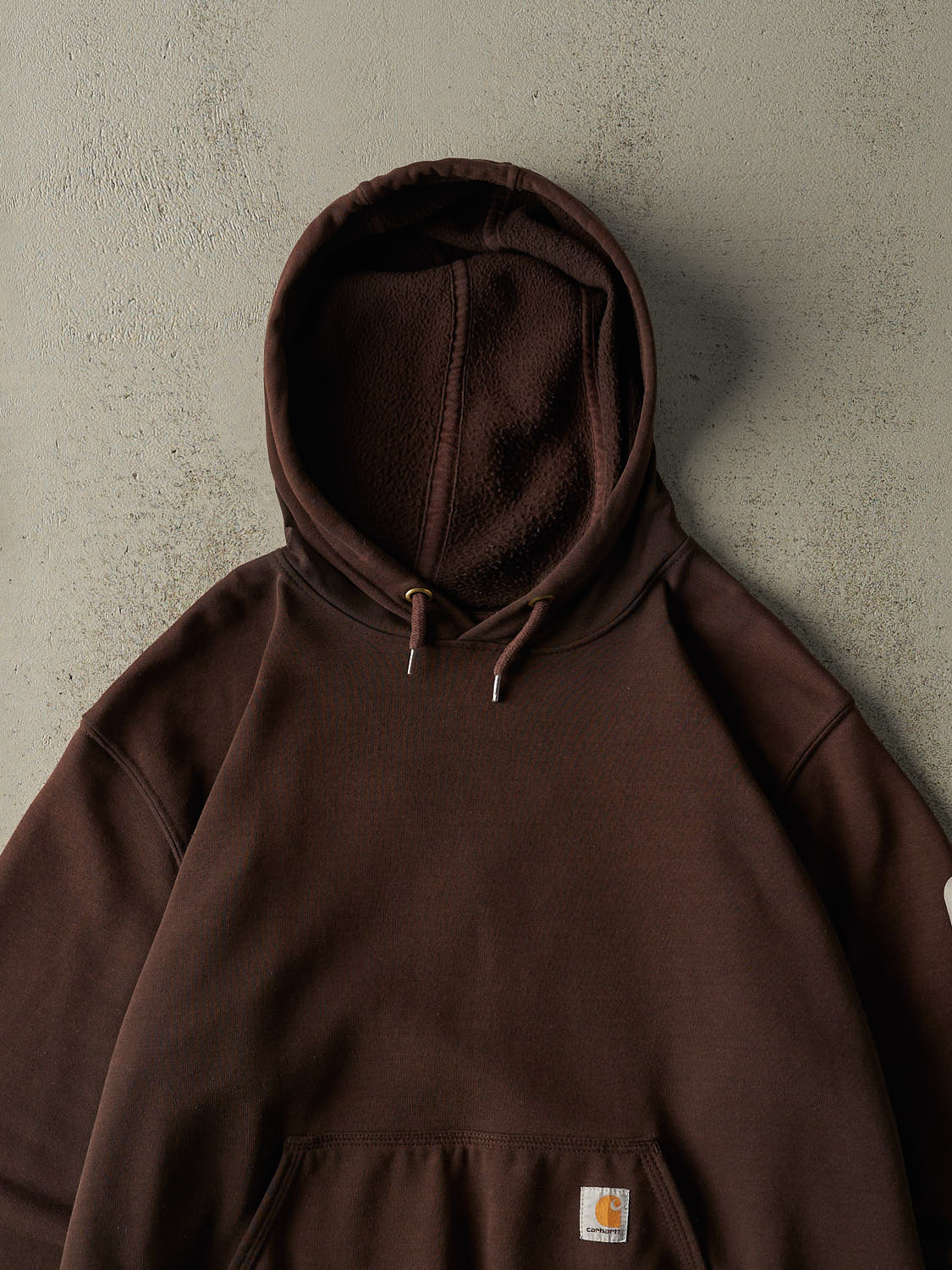 Vintage Y2K Brown Carhartt Hoodie (XL/XXL) - Image 2