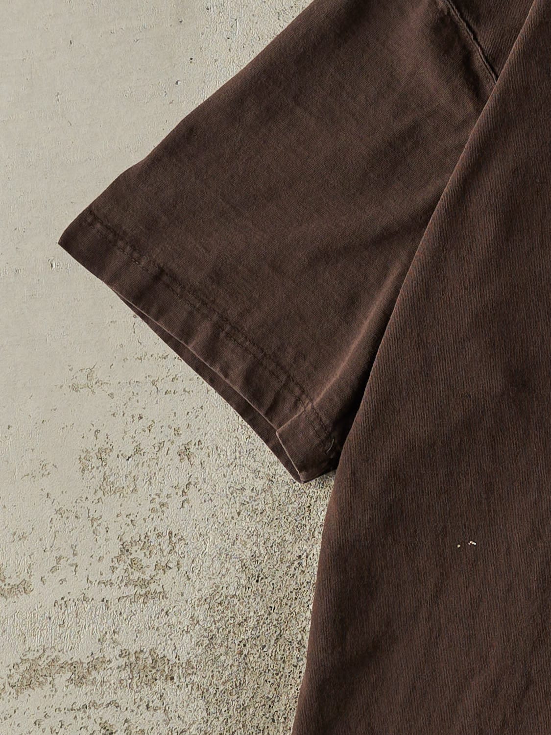 Vintage Y2K Brown Carhartt Pocket Tee (XL) - Image 3