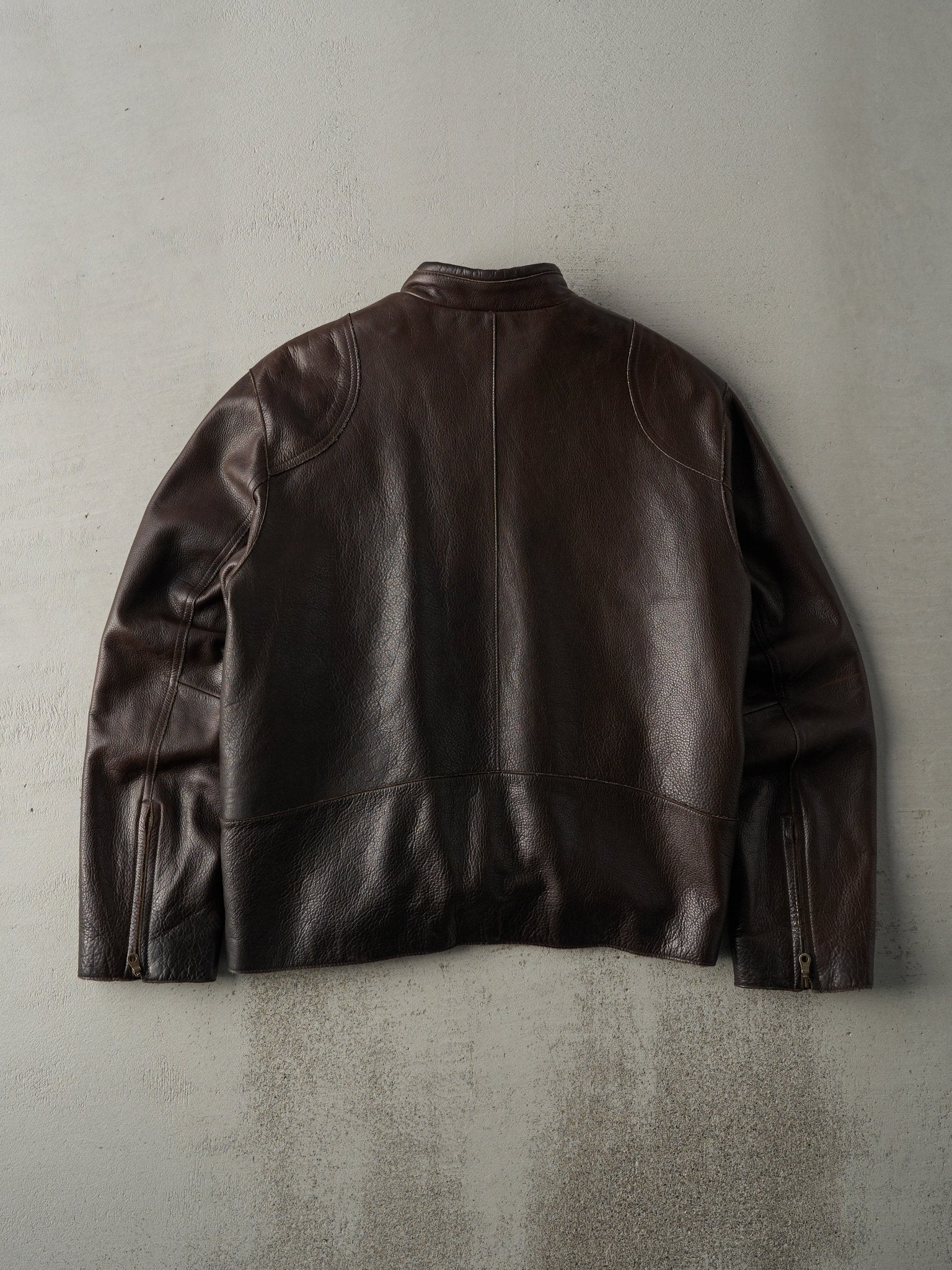 Vintage Y2K Brown Danier Leather Jacket (S) - Image 2