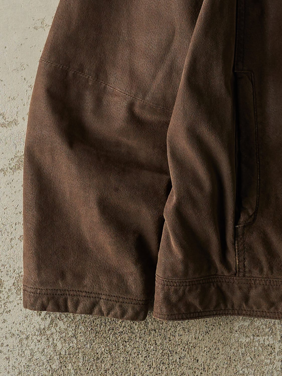 Vintage Y2K Brown Danier Suede Jacket (XL/XXL) - Image 3