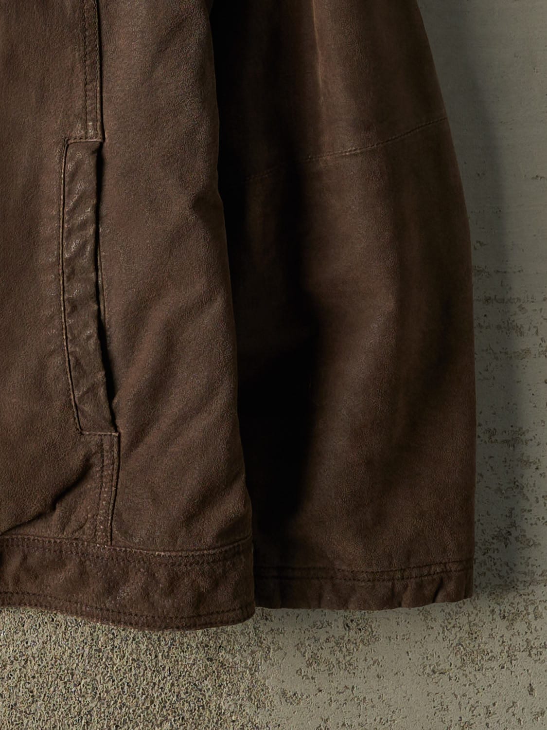 Vintage Y2K Brown Danier Suede Jacket (XL/XXL) - Image 4