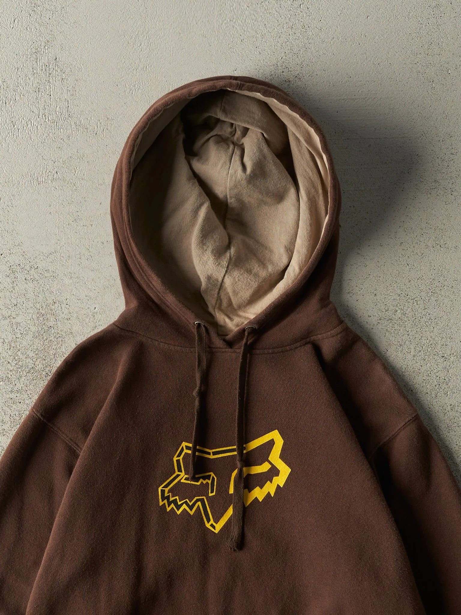 Vintage Y2K Brown Fox Hoodie (S) - Image 3