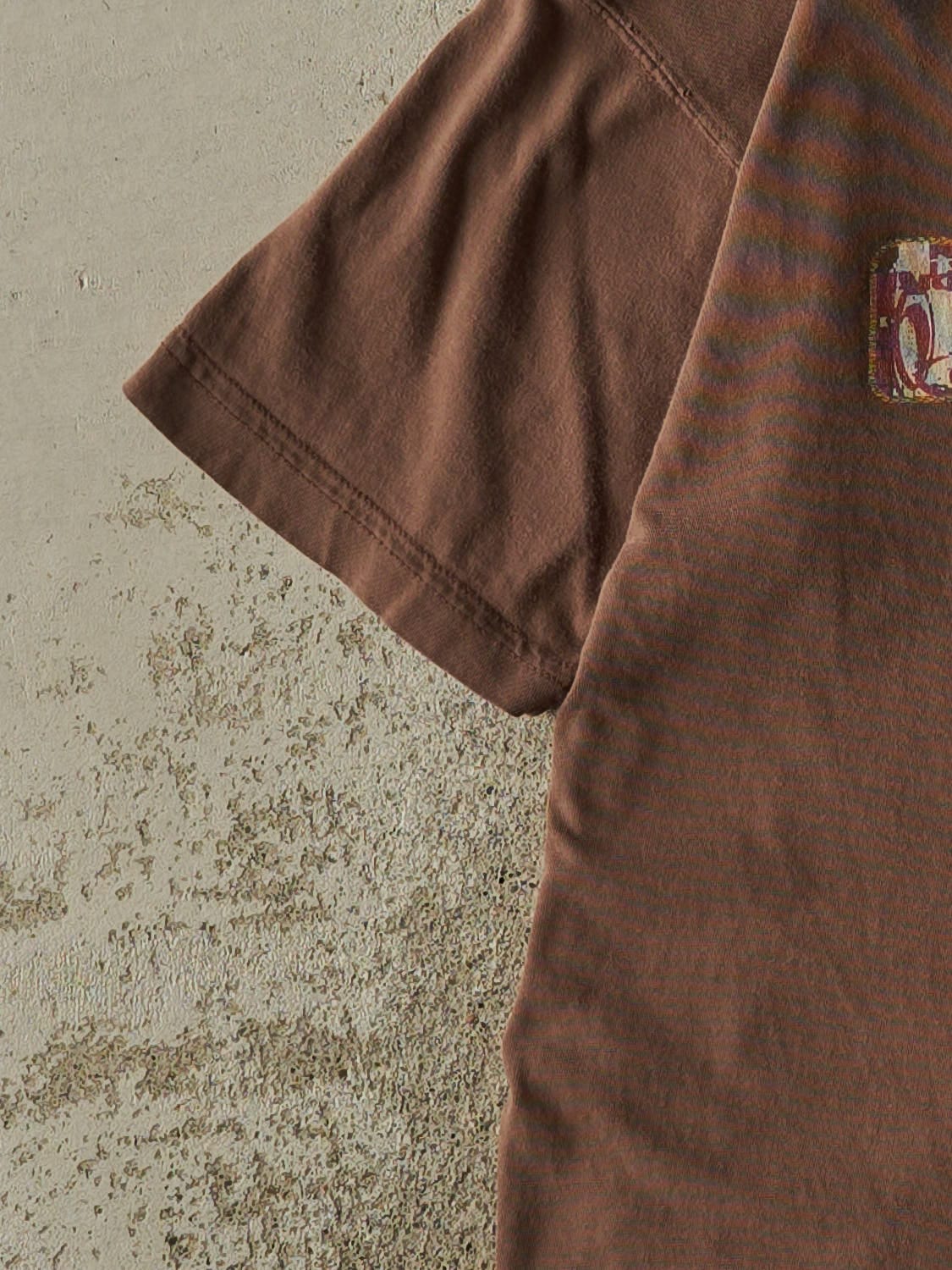 Vintage Y2K Brown Oakley Tee (XXS/XS) - Image 3
