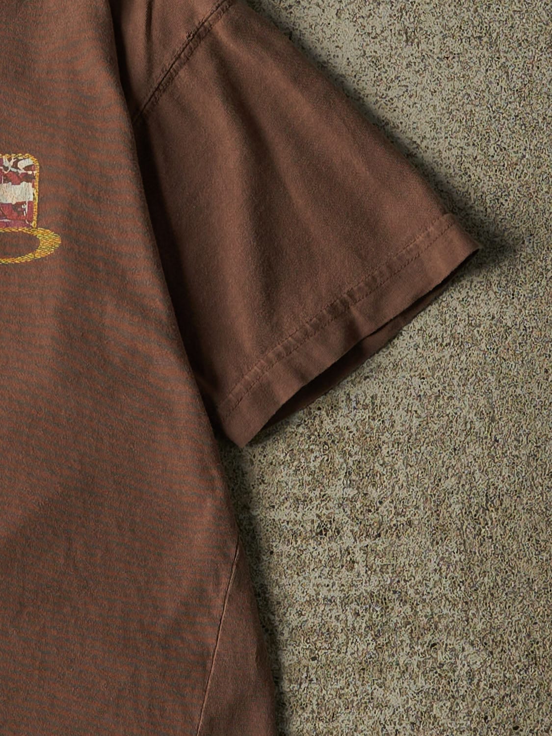 Vintage Y2K Brown Oakley Tee (XXS/XS) - Image 4