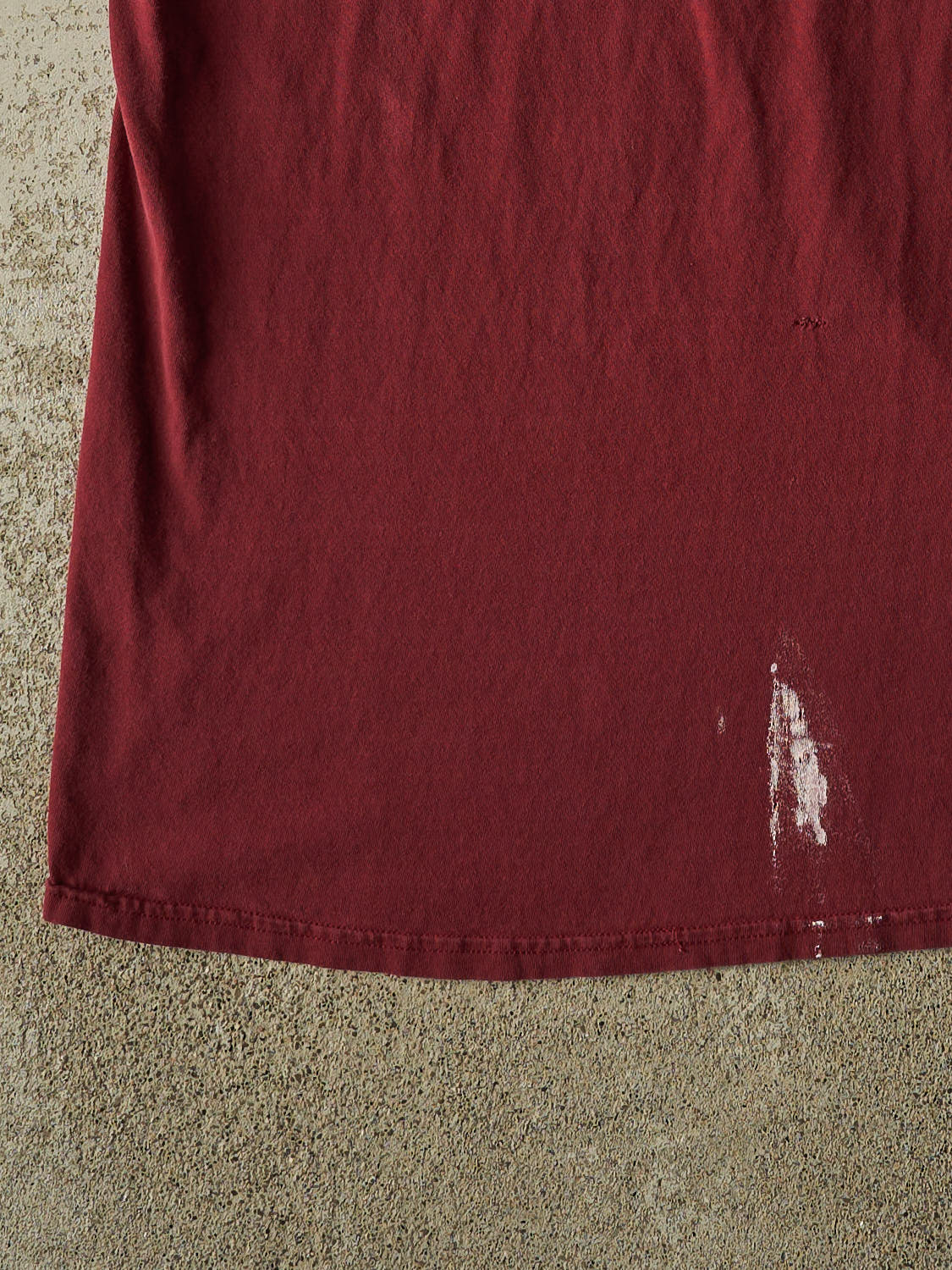 Vintage Y2K Burgundy "I Am 2 Blessed To Be Stressed" Tee (XL/XXL) - Image 4