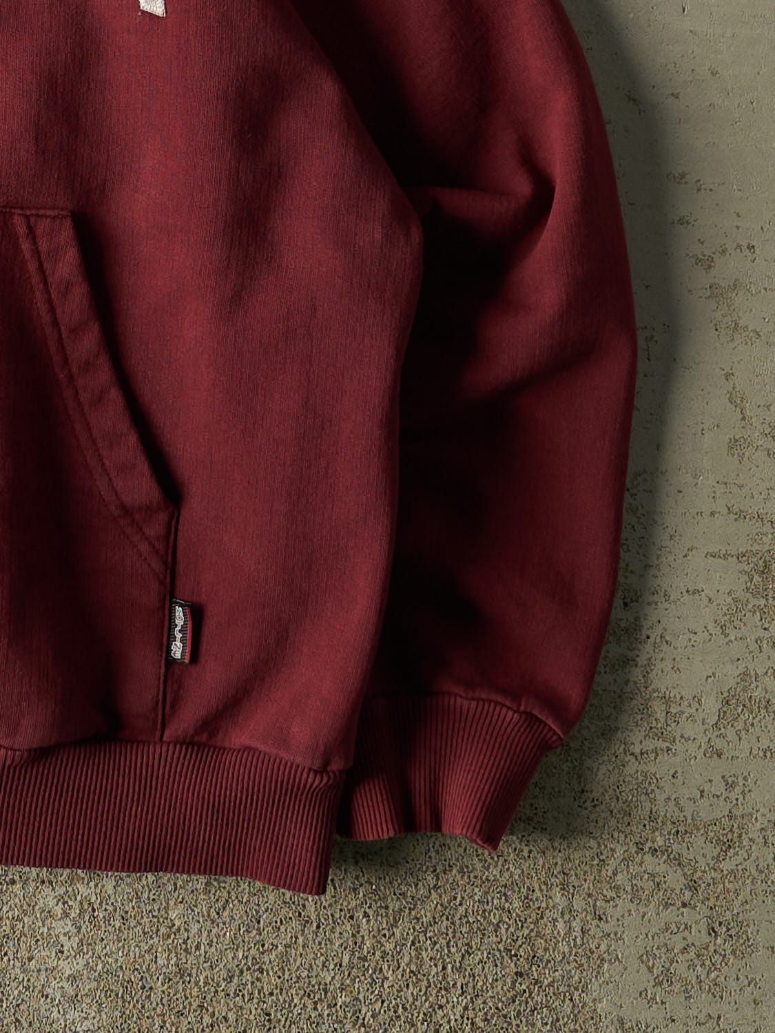 Vintage Y2K Burgundy McMaster University Hoodie (M) - Image 4