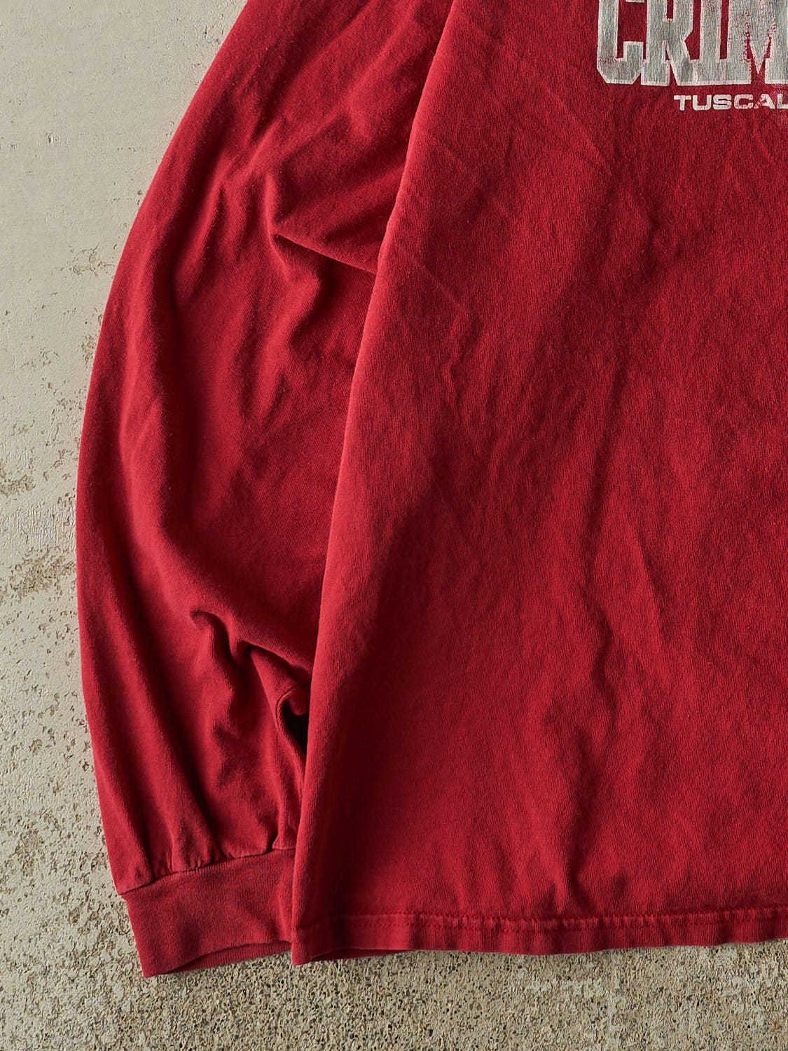Vintage Y2K Burgundy University of Alabama Crimson Tide Long Sleeve (XL) - Image 3
