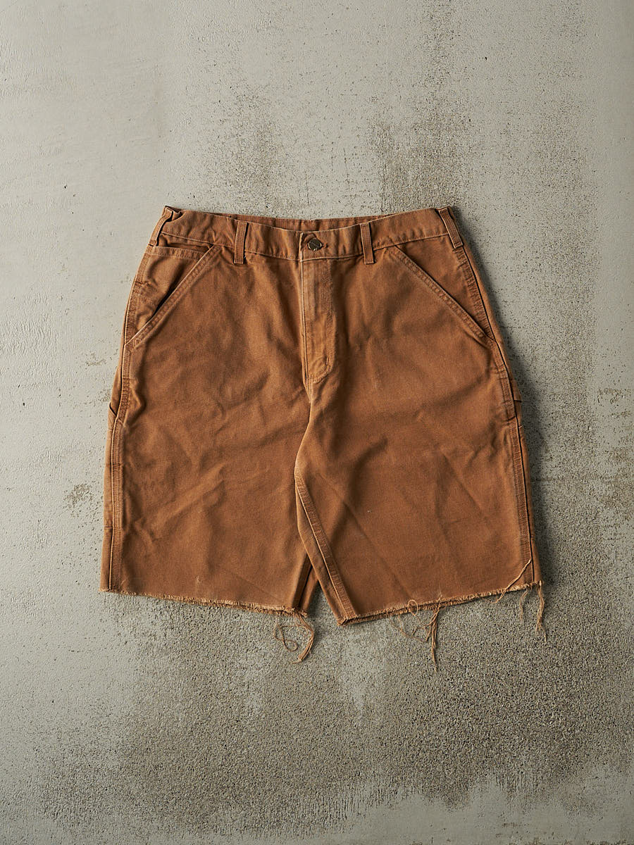Vintage Y2K Camel Carhartt Carpenter Cut Off Shorts (32x10.5)