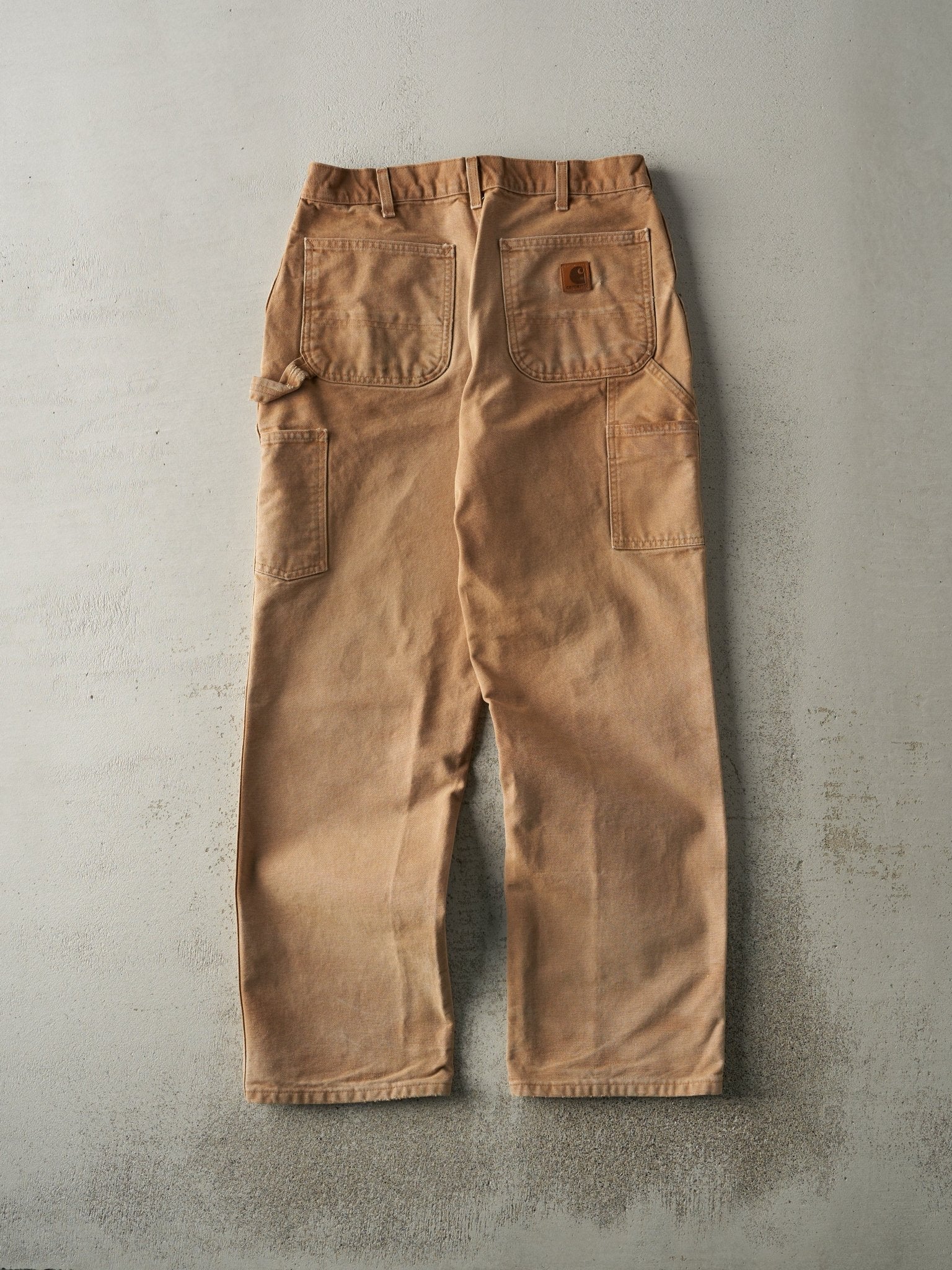 Vintage Y2K Camel Carhartt Carpenter Pants (32x31) - Image 2