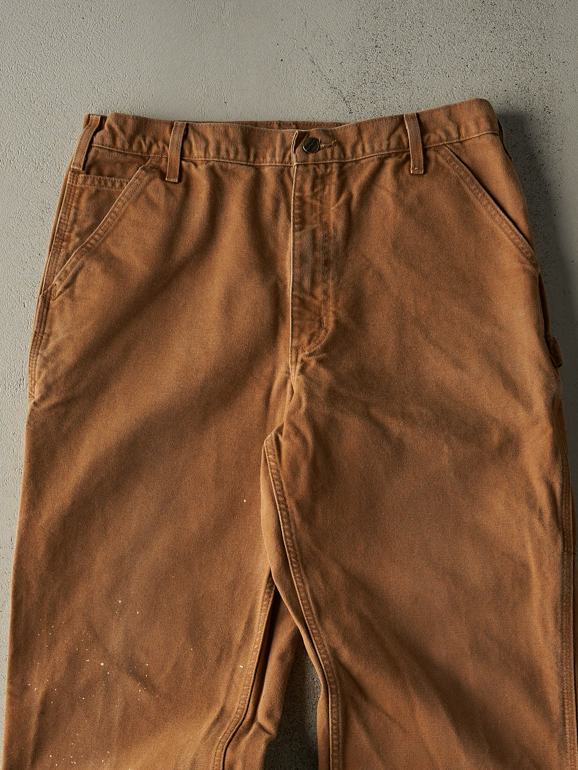 Vintage Y2K Camel Carhartt Carpenter Pants (35x35) - Image 3