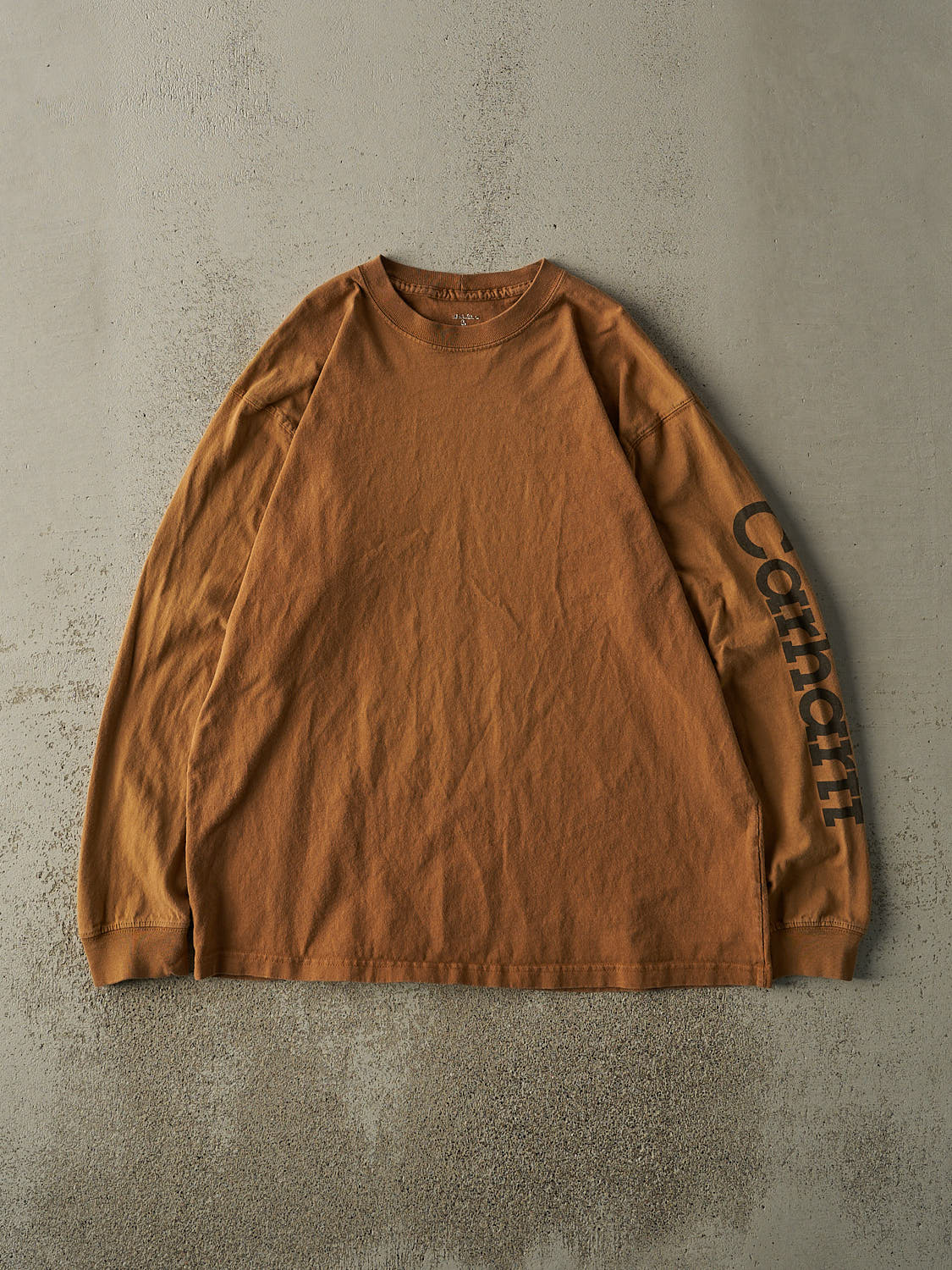 Vintage Y2K Camel Carhartt Long Sleeve (L/XL)