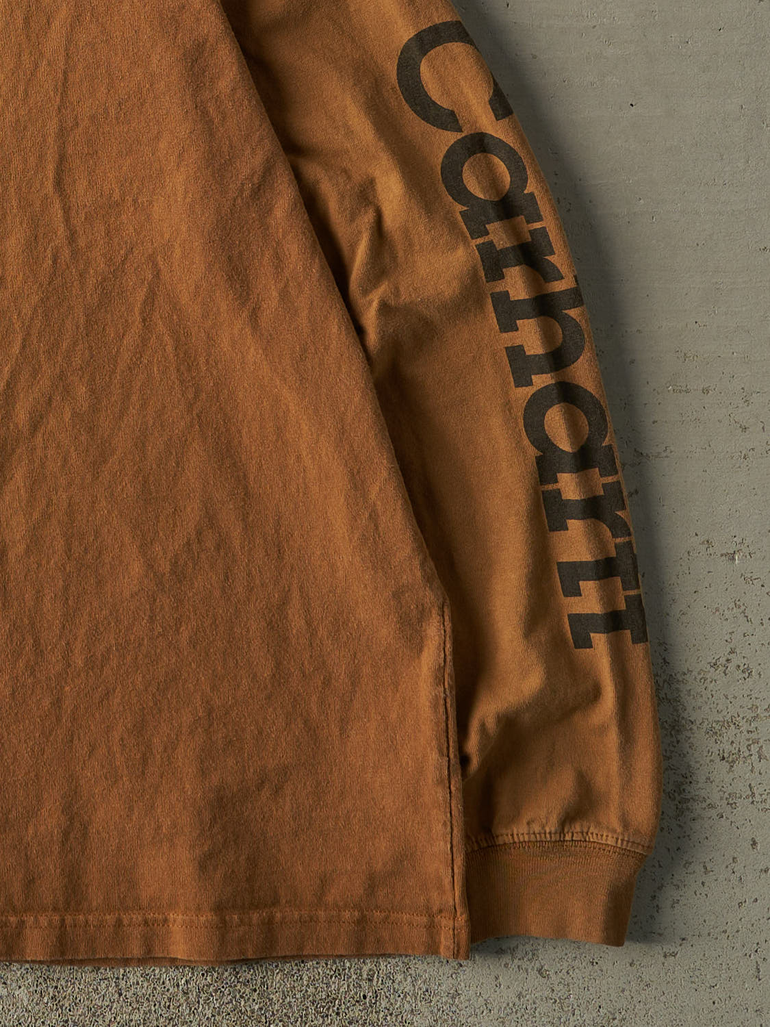 Vintage Y2K Camel Carhartt Long Sleeve (L/XL) - Image 3