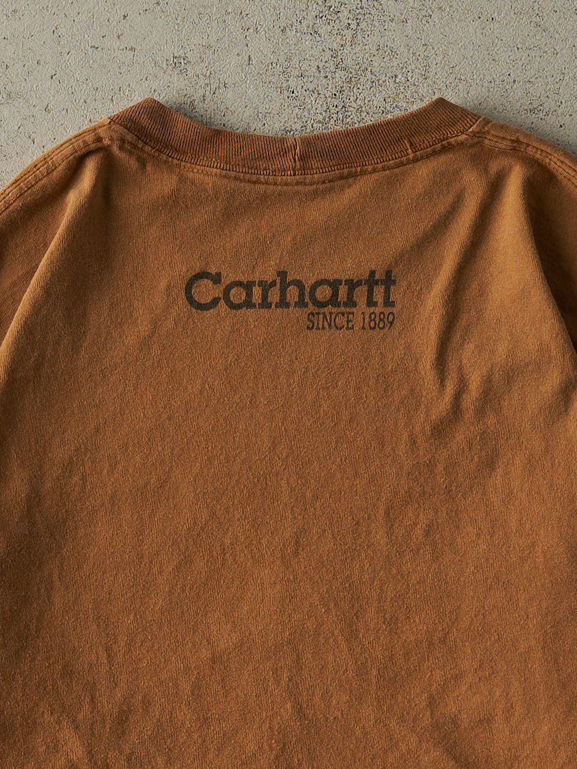 Vintage Y2K Camel Carhartt Long Sleeve (L/XL) - Image 4
