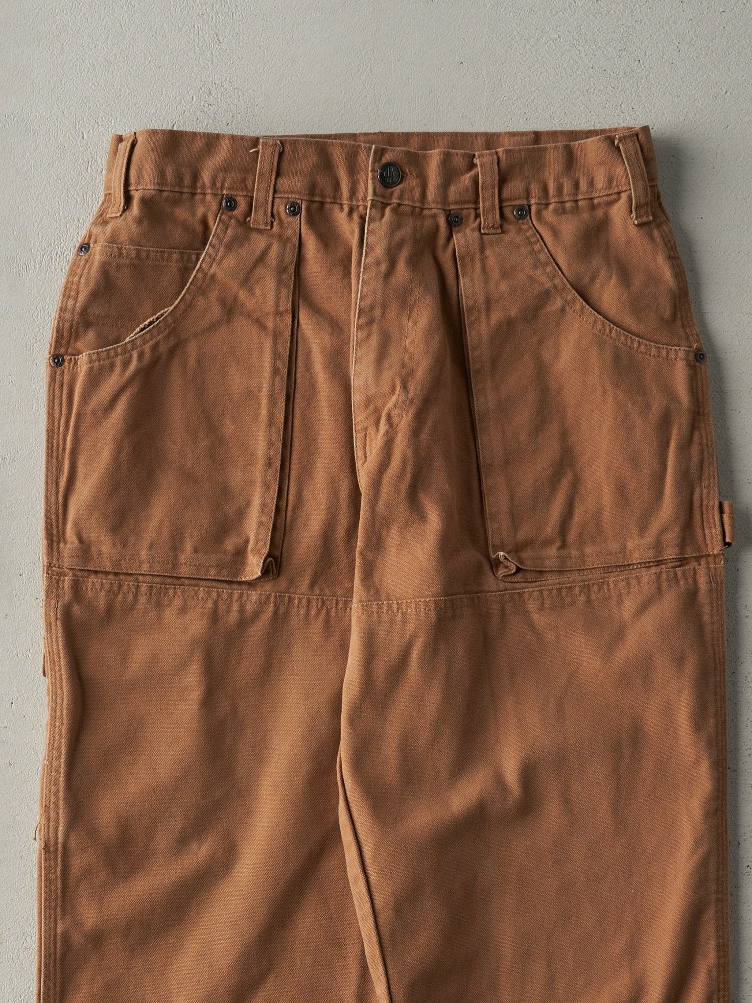 Vintage Y2K Camel Dickies Double Knee L Pocket Carpenter Pants (30x31.5) - Image 3