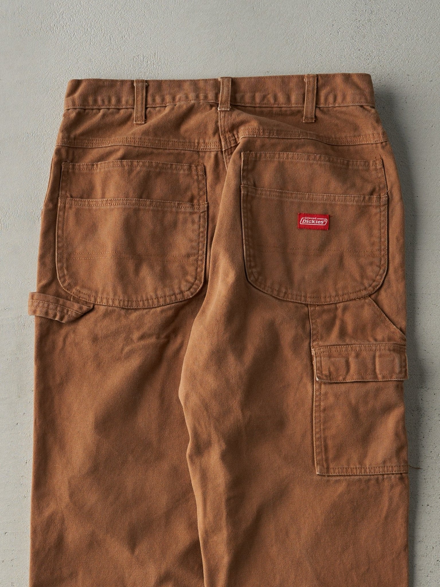 Vintage Y2K Camel Dickies Double Knee L Pocket Carpenter Pants (30x31.5) - Image 4