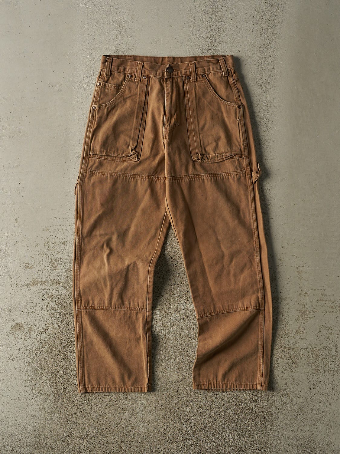 Vintage Y2K Camel Dickies L Pocket Double Knee Carpenter Pants (30x29.5)