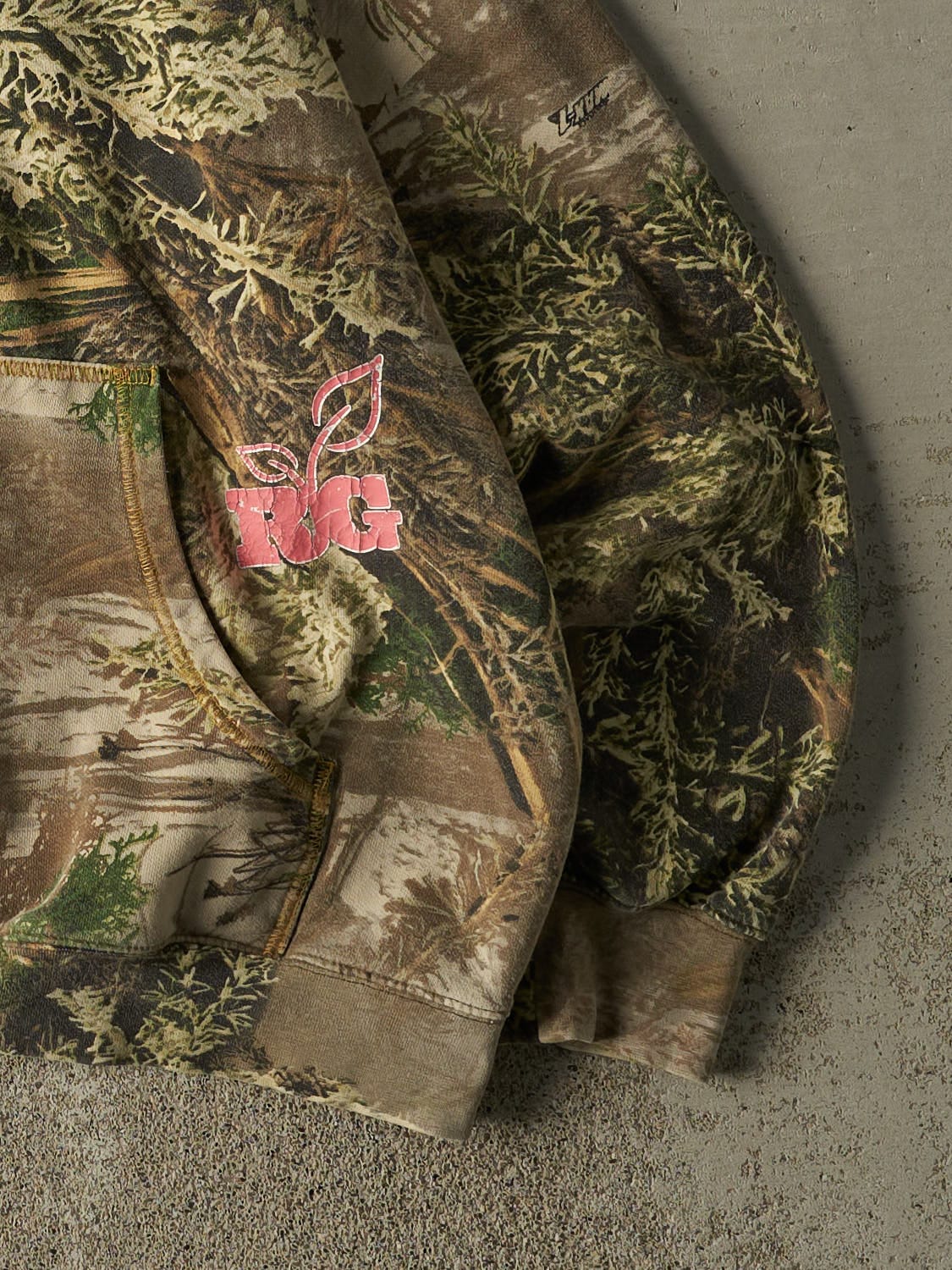 Vintage Y2K Camo Max-1 Hoodie (L/XL) - Image 3