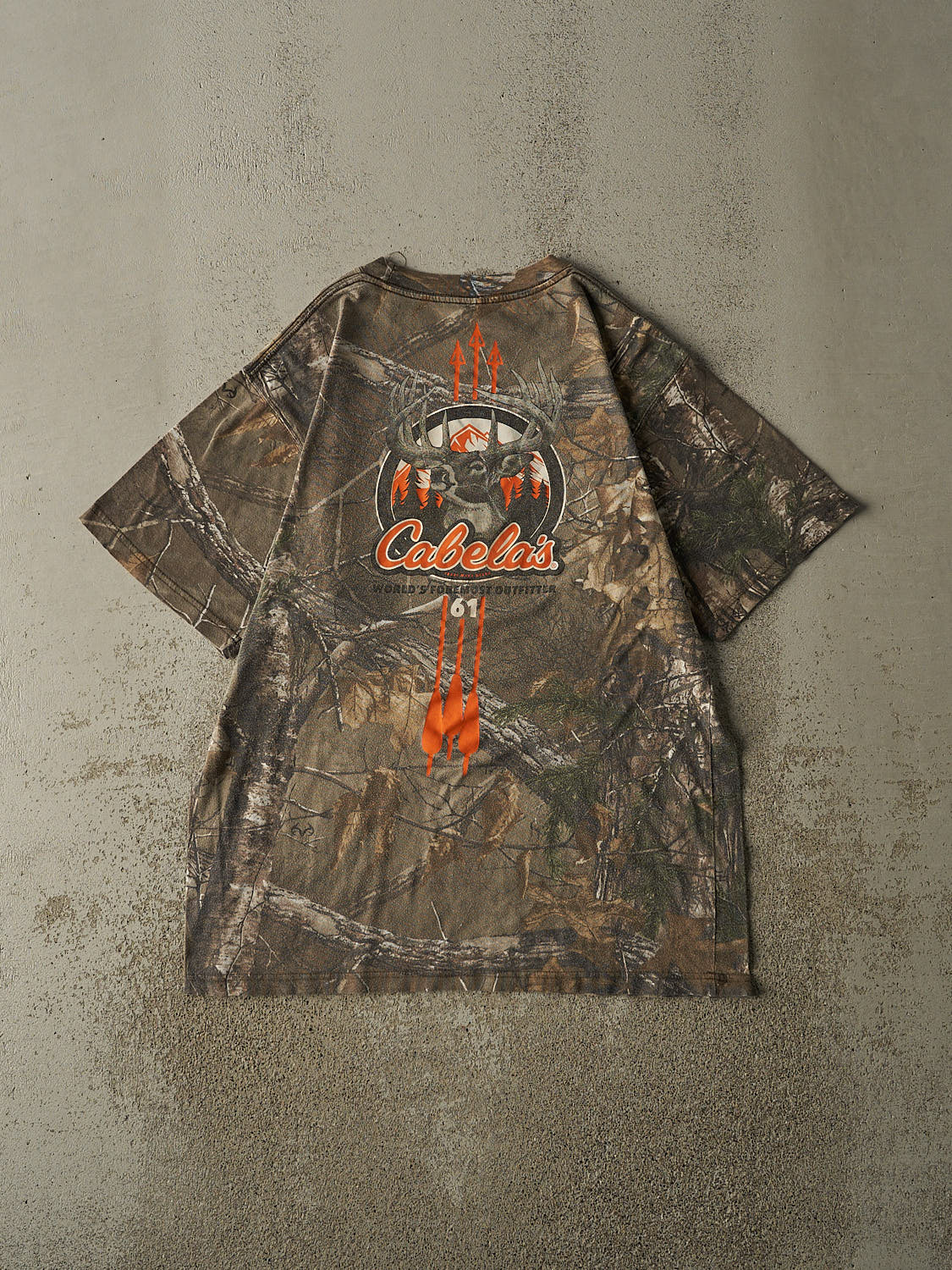 Vintage Y2K Camo Realtree x Cabela's Tee (M/L) - Image 2