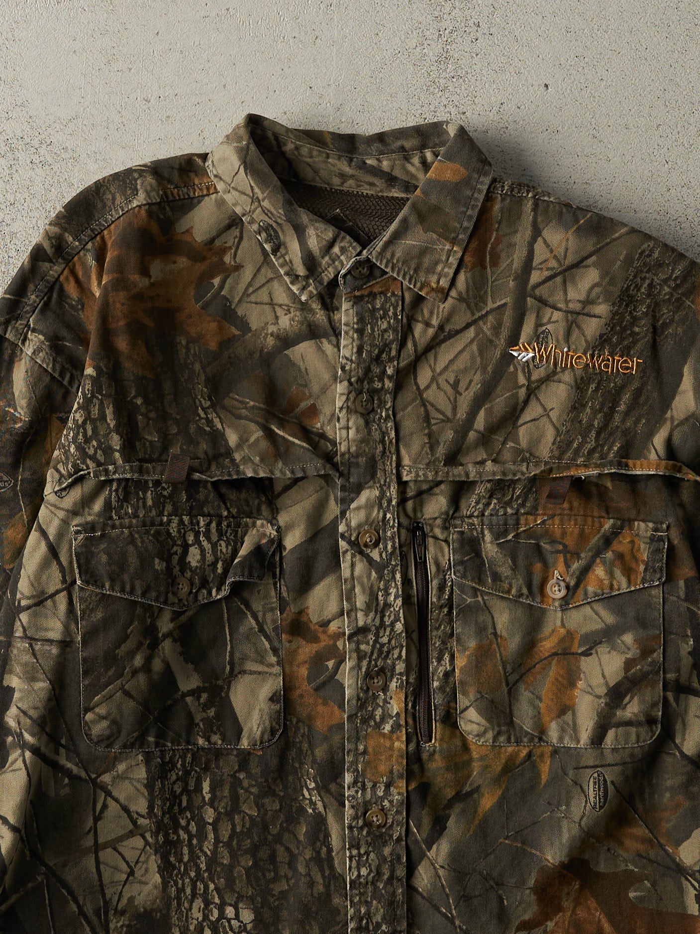 Vintage Y2K Camo White Water x Realtree Button Up Long Sleeve (XL) - Image 3