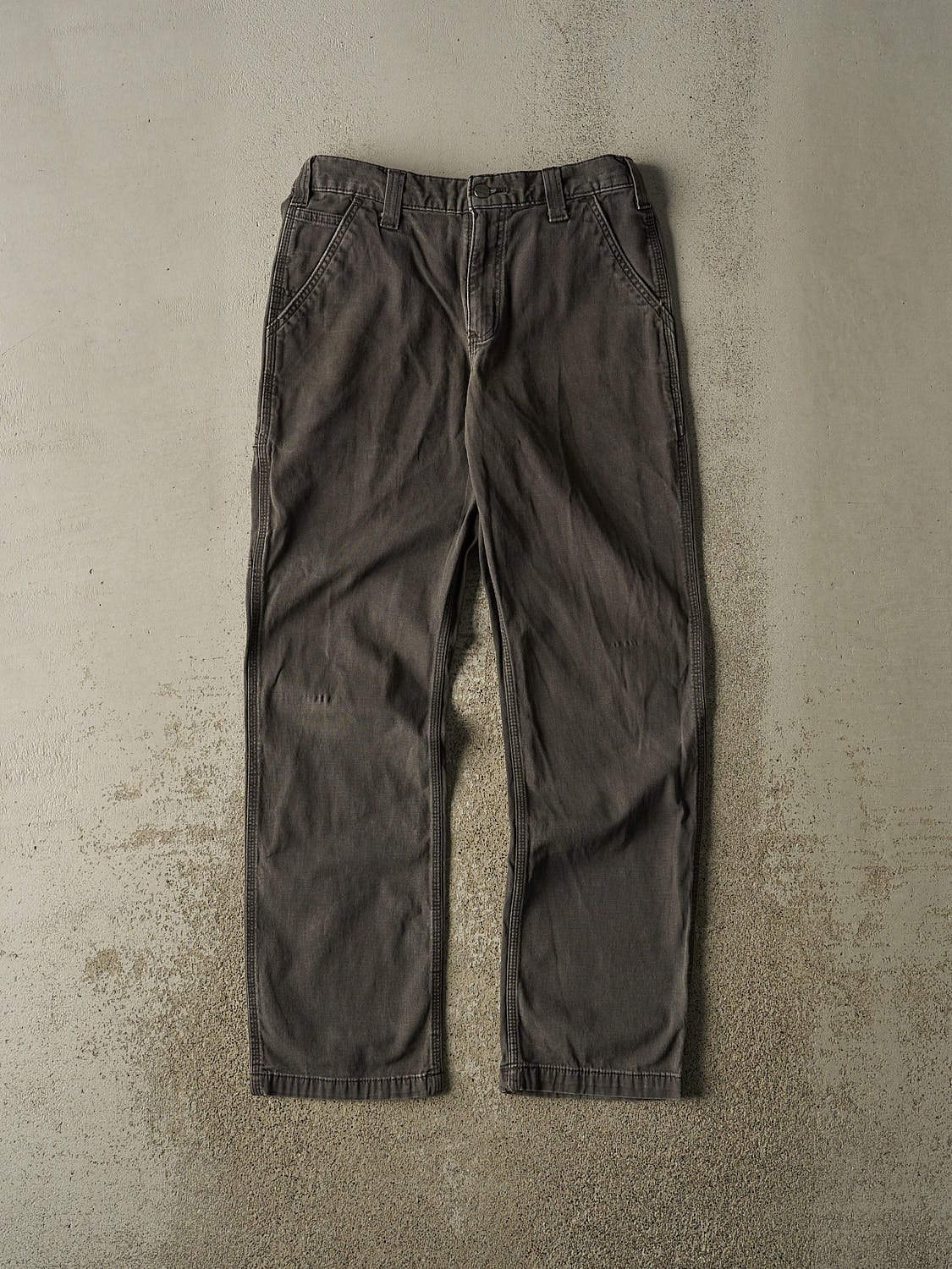 Vintage Y2K Charcoal Grey Carhartt Work Pants (32x31)