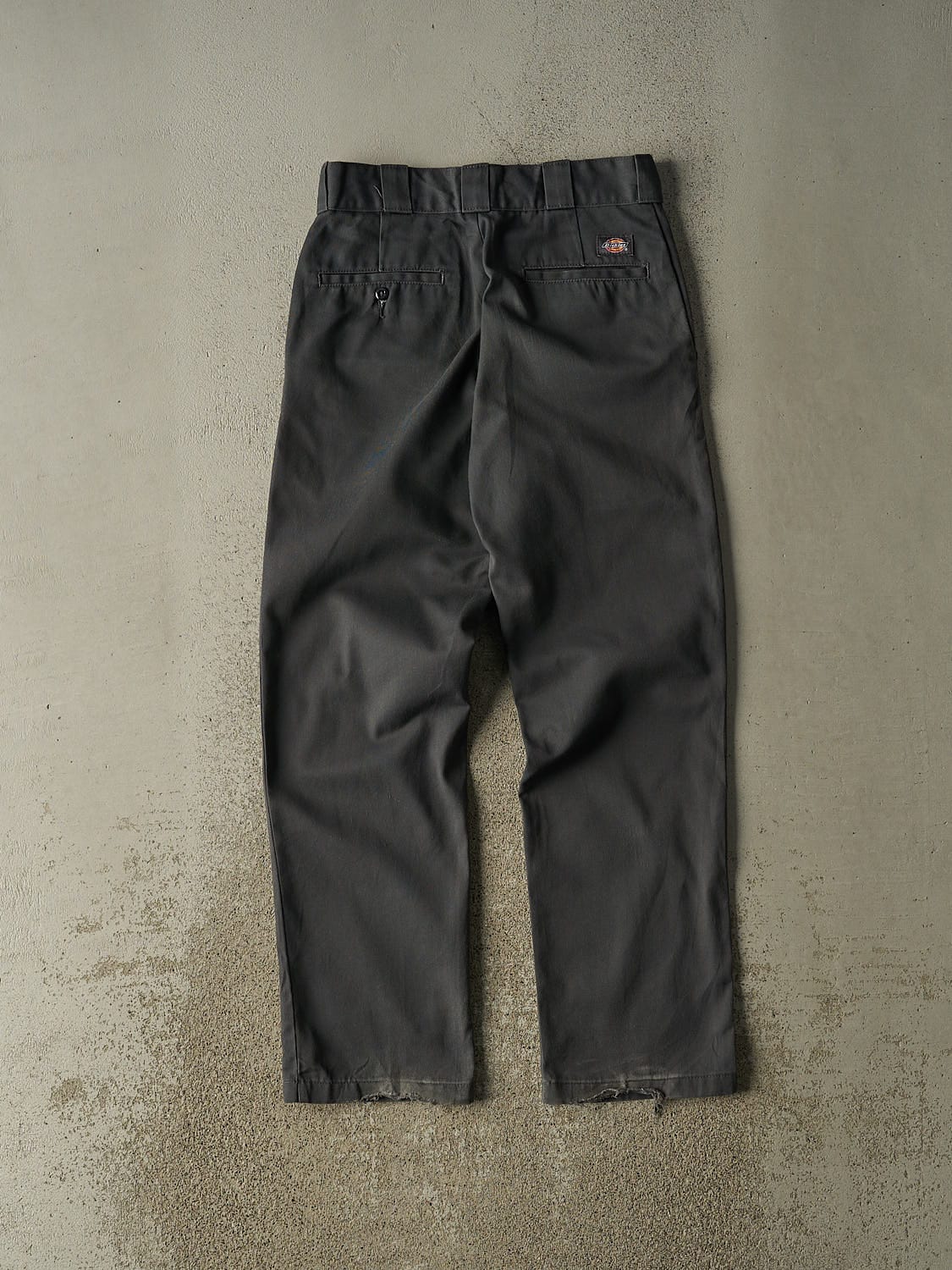 Vintage Y2K Charcoal Grey Dickies 874 Work Pants (30x31.5) - Image 2