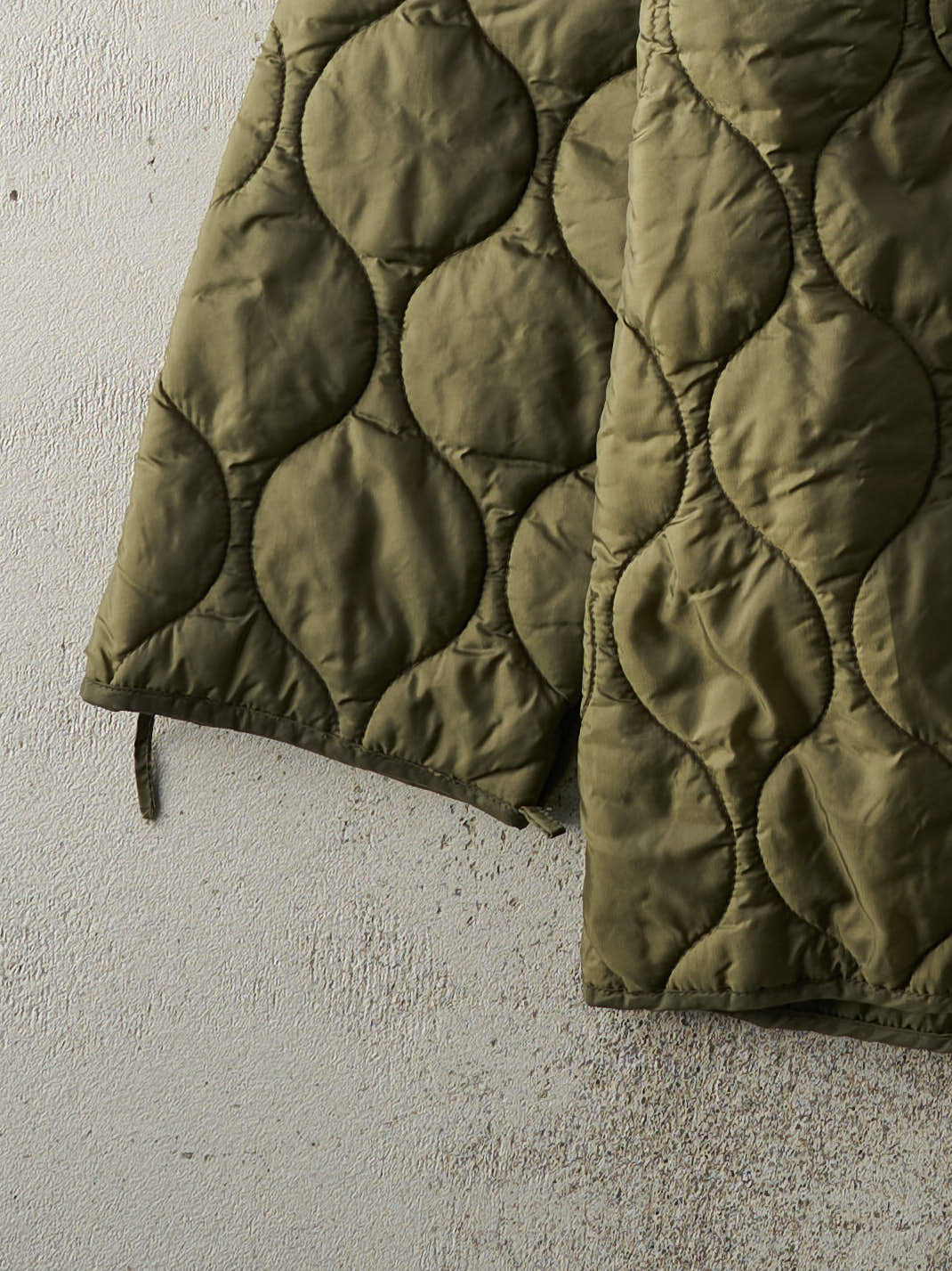 Vintage Y2K Dark Green Army Liner Jacket (L/XL) - Image 3