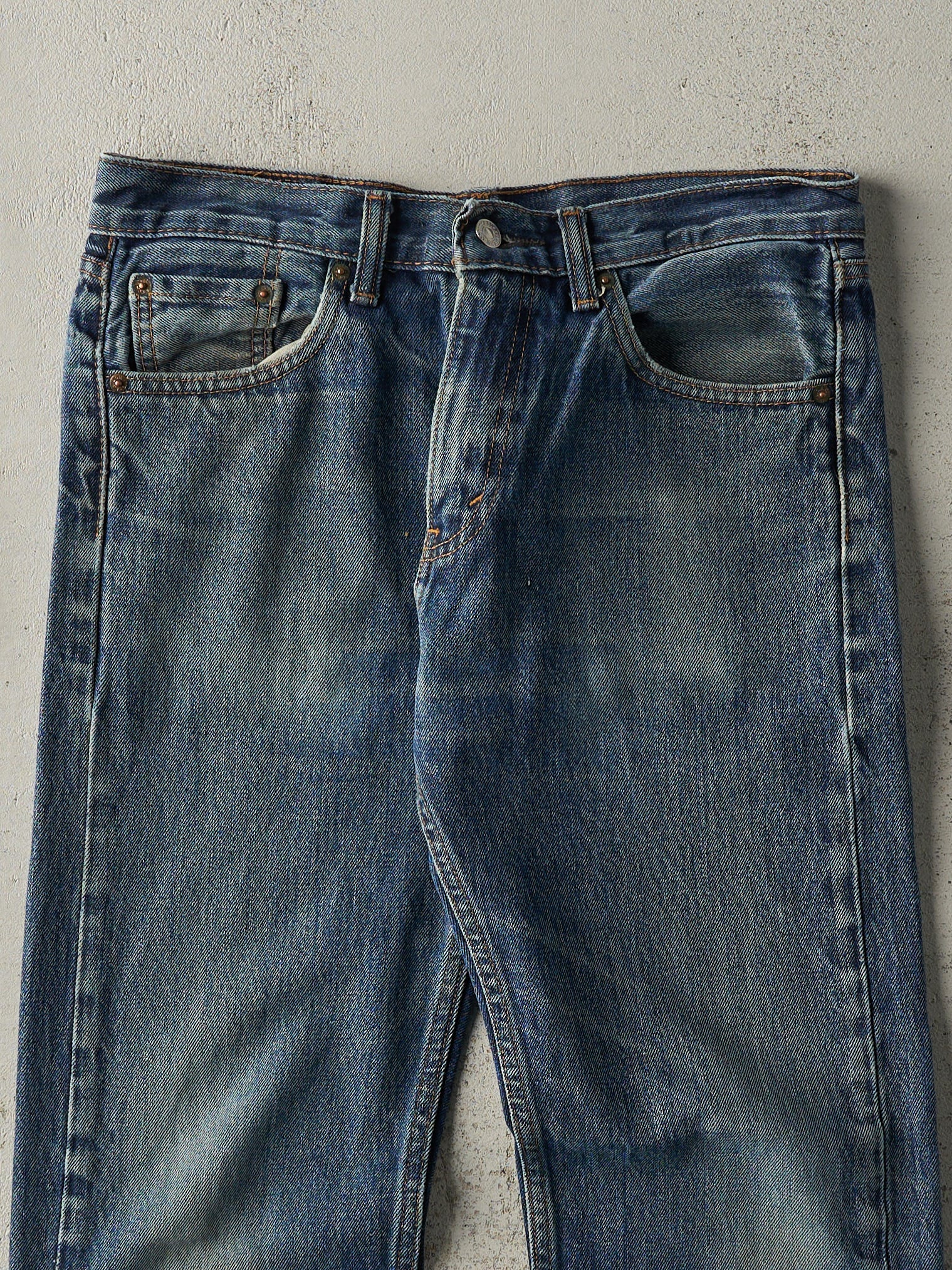 Vintage Y2K Dark Wash Levi's 505 Jeans (32x30) - Image 4