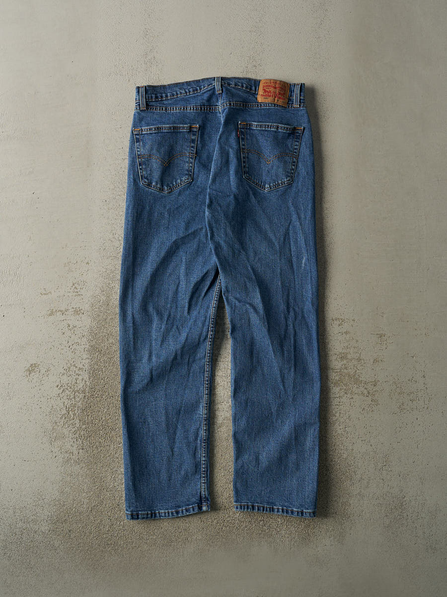 Vintage Y2K Dark Wash Levi's 505 Jeans (34x29.5) - Image 3