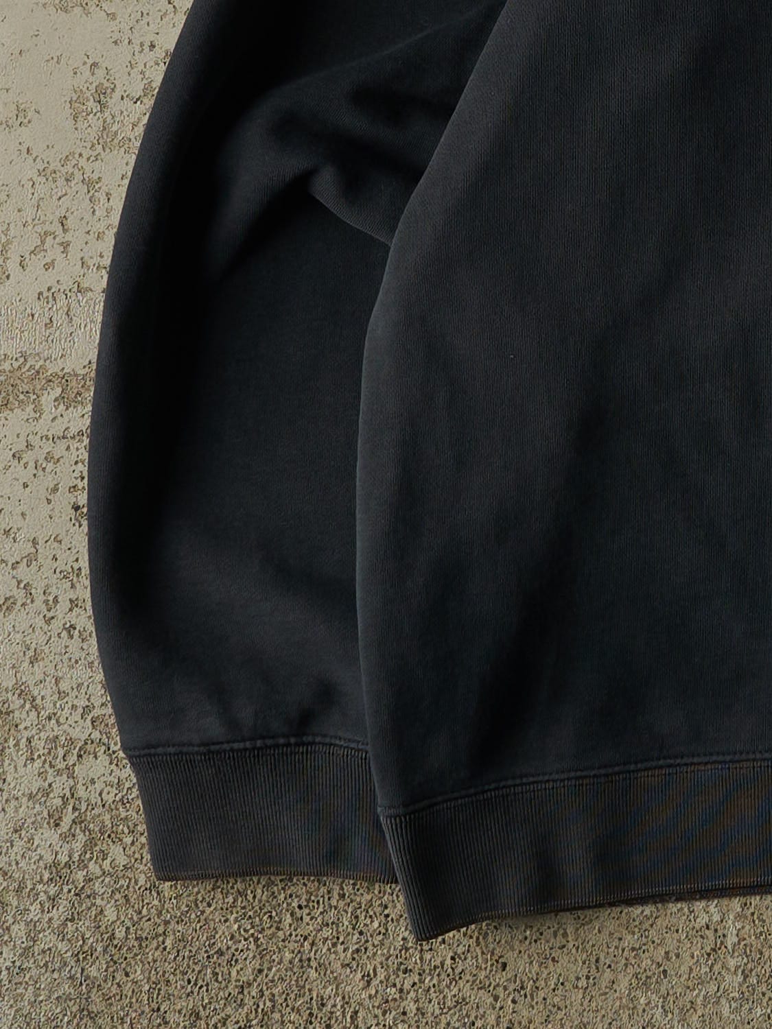 Vintage Y2K Faded Black America Eagle Embroidered Crewneck (XL) - Image 3