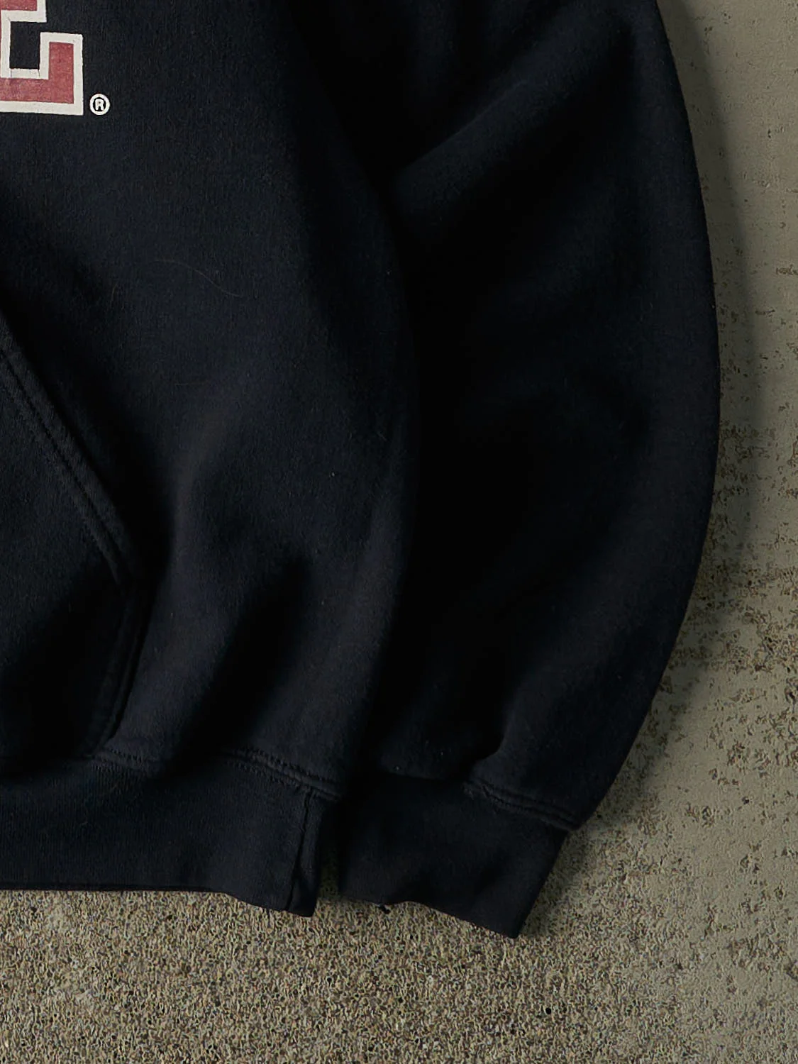 Vintage Y2K Faded Black Arizona State University Hoodie (S/M) - Image 3