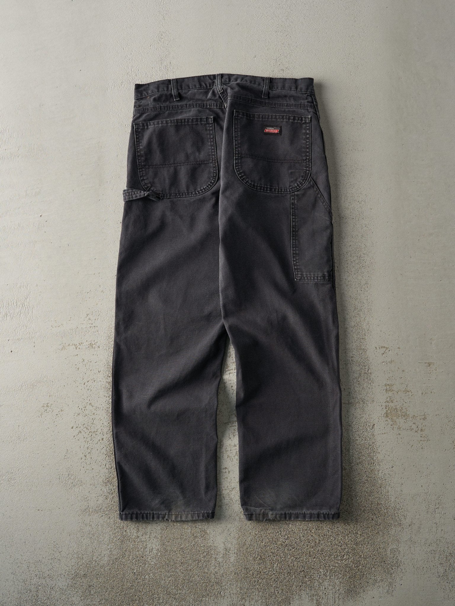 Vintage Y2K Faded Black Dickies Lightweight Carpenter Pants (32x29.5) - Image 2