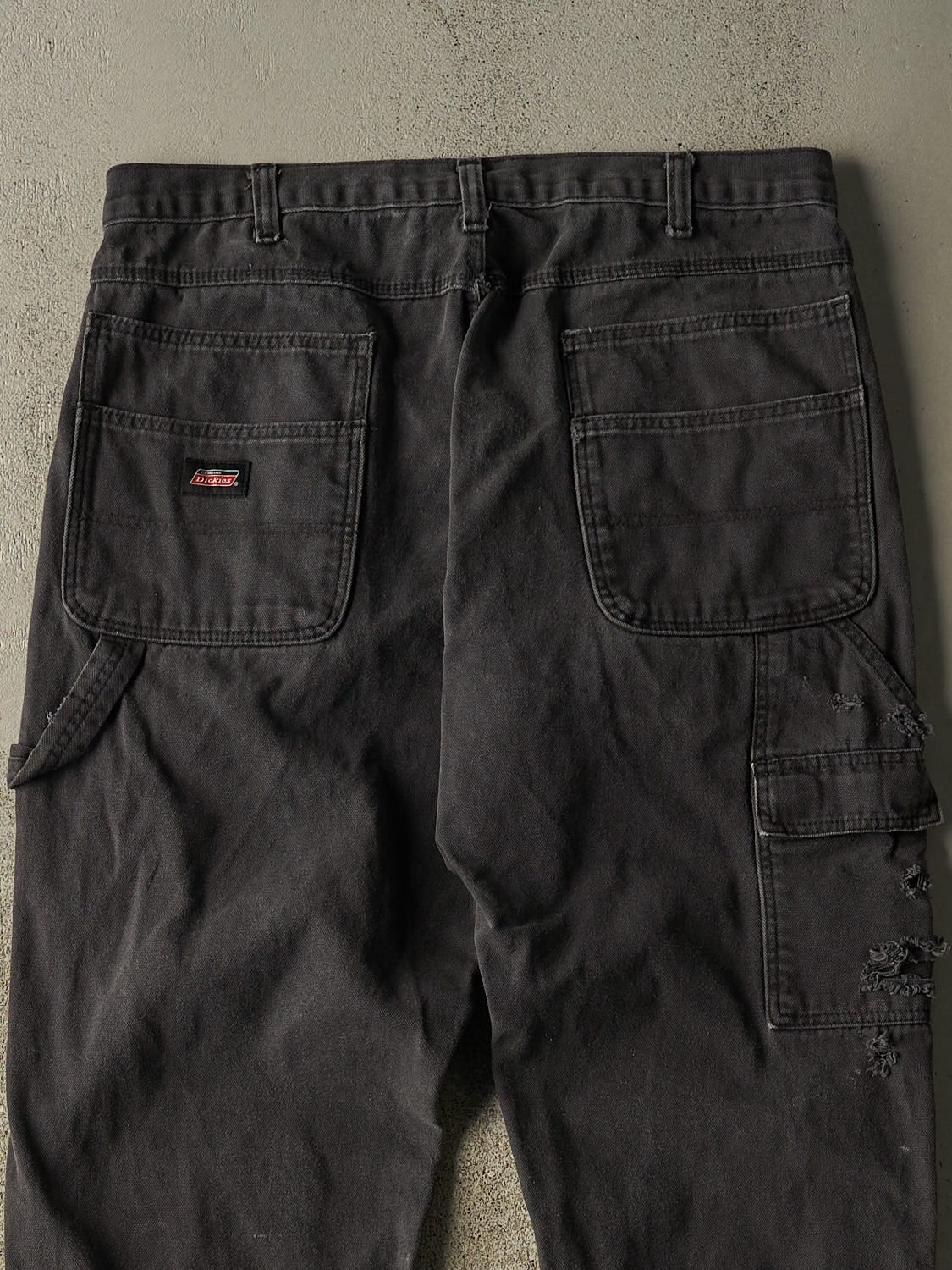 Vintage Y2K Faded Black Dickies Utility Work Pants (34x30.5) - Image 5