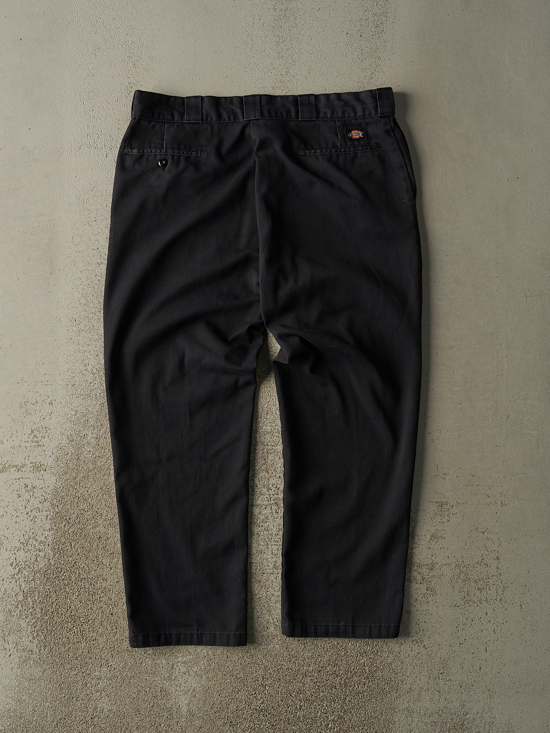 Vintage 90s Faded Black Dickies Work Pants (38x28) - Image 2