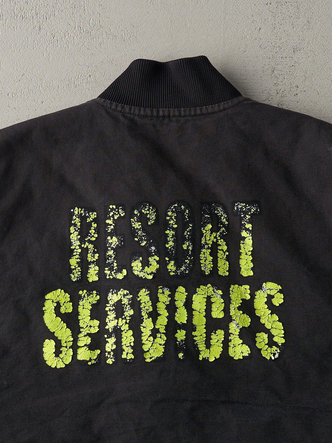 Vintage Y2K Faded Black Embroidered Carhartt Vest (XL) - Image 4