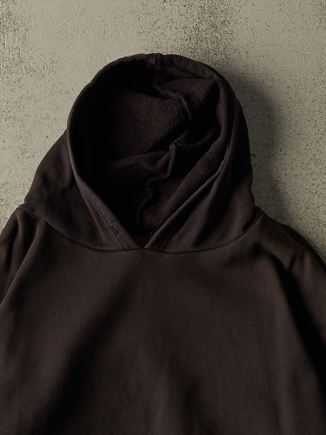 Vintage Y2K Faded Black Fire Resistant Hoodie (M) - Image 2