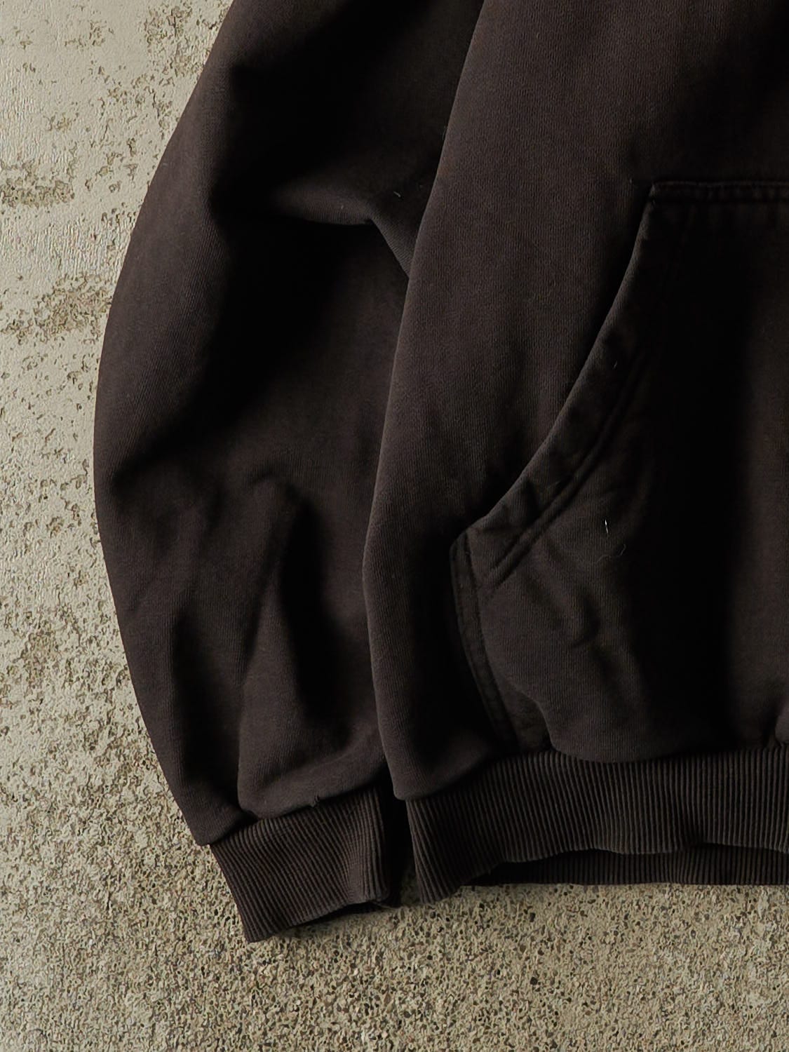 Vintage Y2K Faded Black Fire Resistant Hoodie (M) - Image 4
