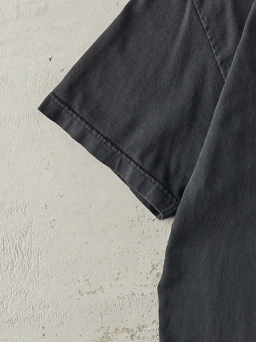 Vintage Y2K Faded Black Nike Athletics Tee (M) - Image 3