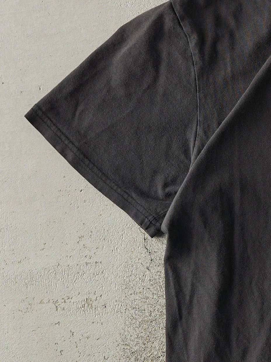 Vintage Y2K Faded Black Oakley Tee (S/M) - Image 3