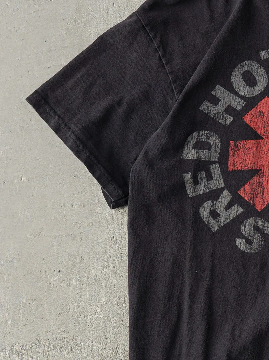 Vintage Y2K Faded Black Red Hot Chili Peppers Tee (XS) - Image 3